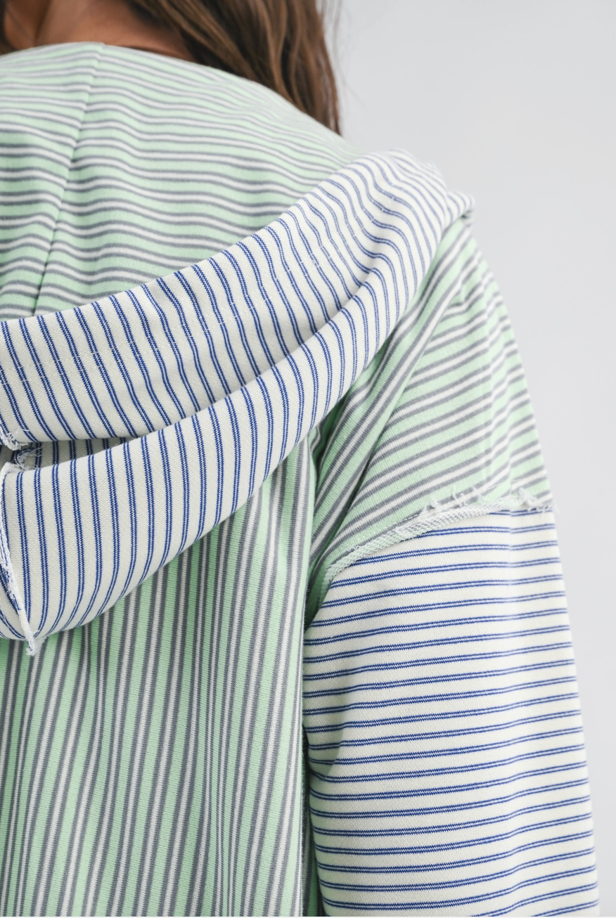 Harbor Striped Zip