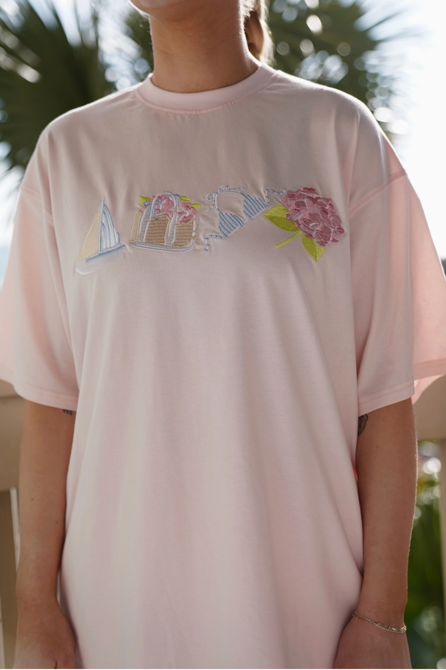 Nantucket Embroidered Tee