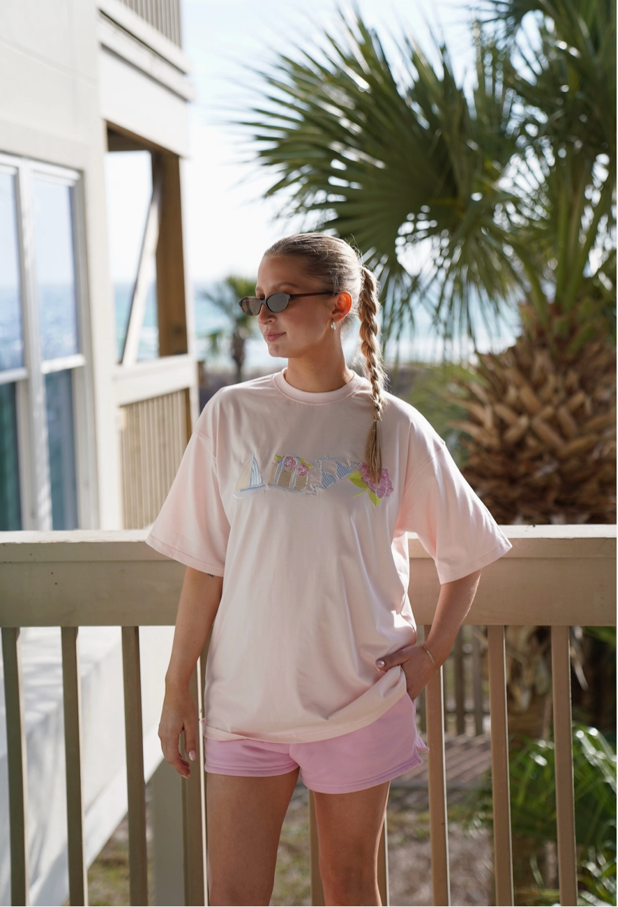 Nantucket Embroidered Tee