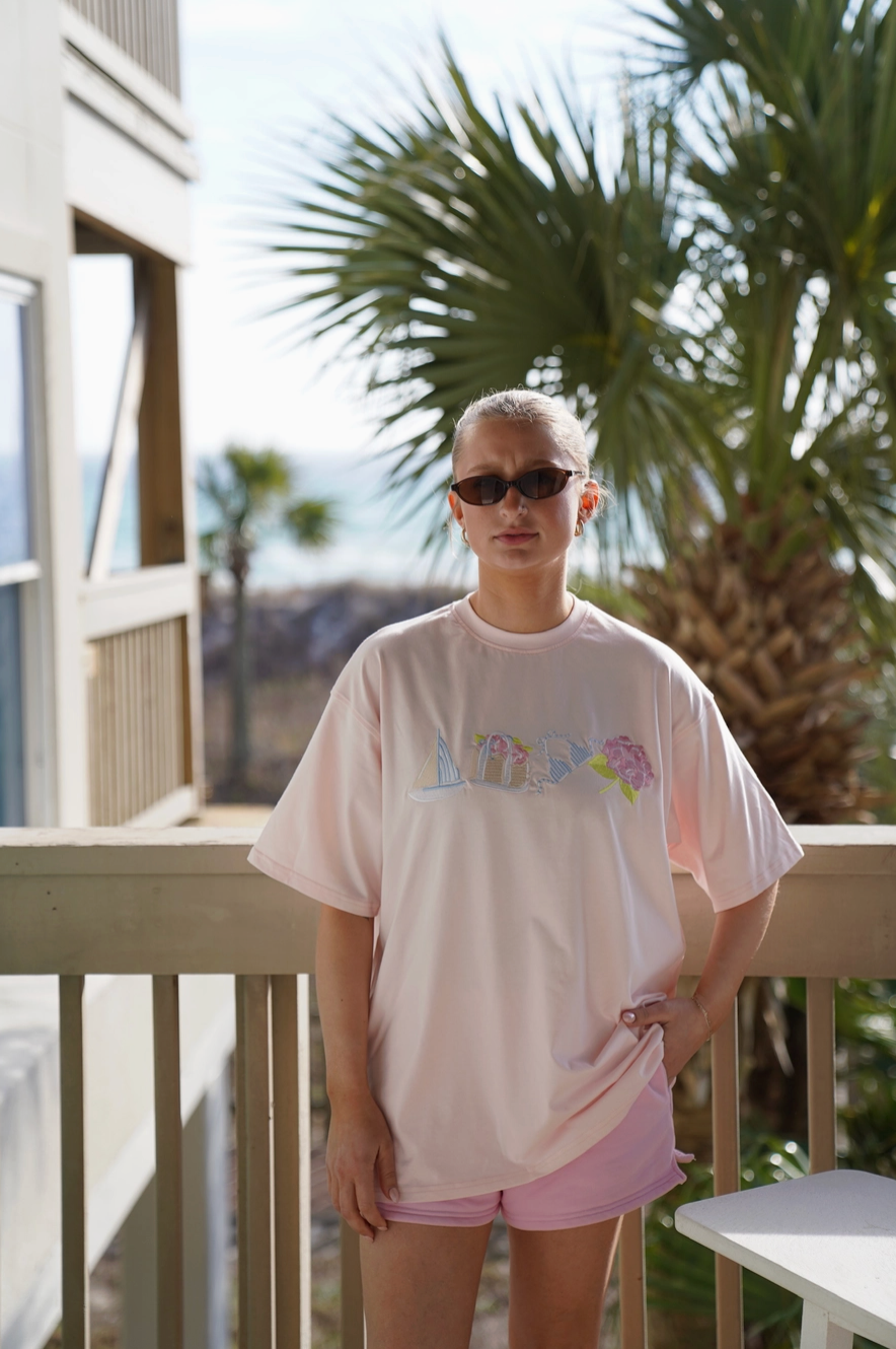 Nantucket Embroidered Tee