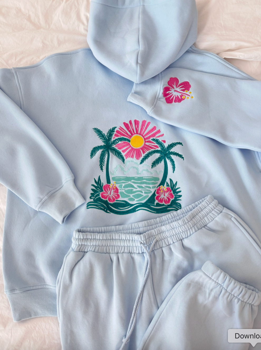 Paradise Point Embroidered Hoodie