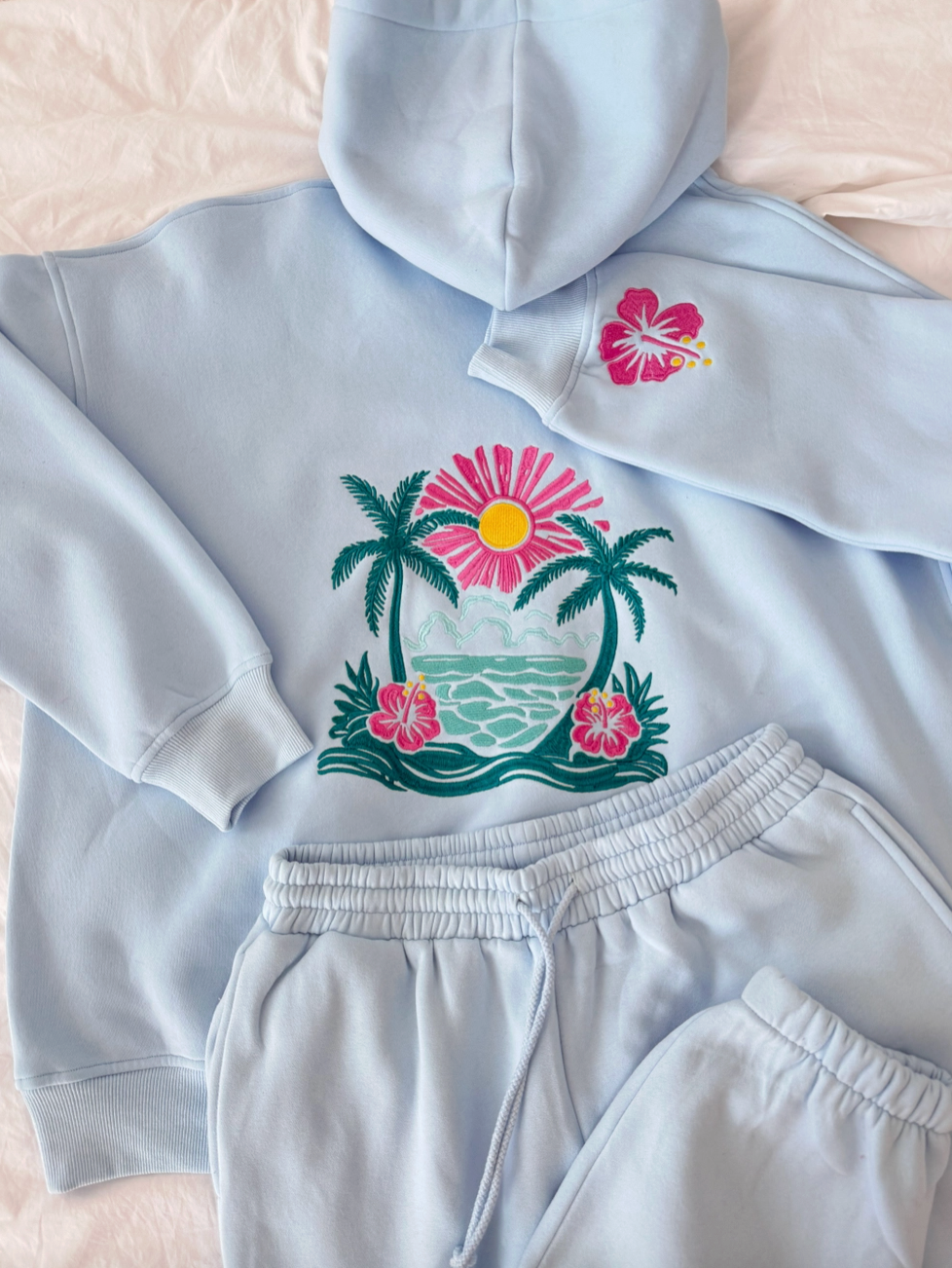Paradise Point Embroidered Hoodie