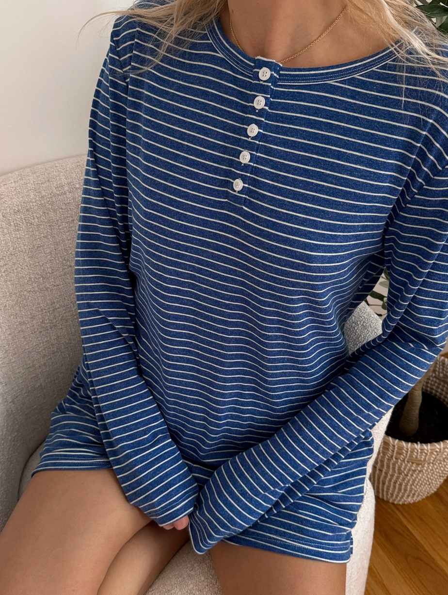 Marina Stripe Lounge Top