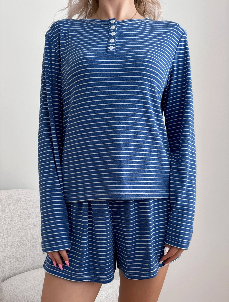 Marina Stripe Lounge Top