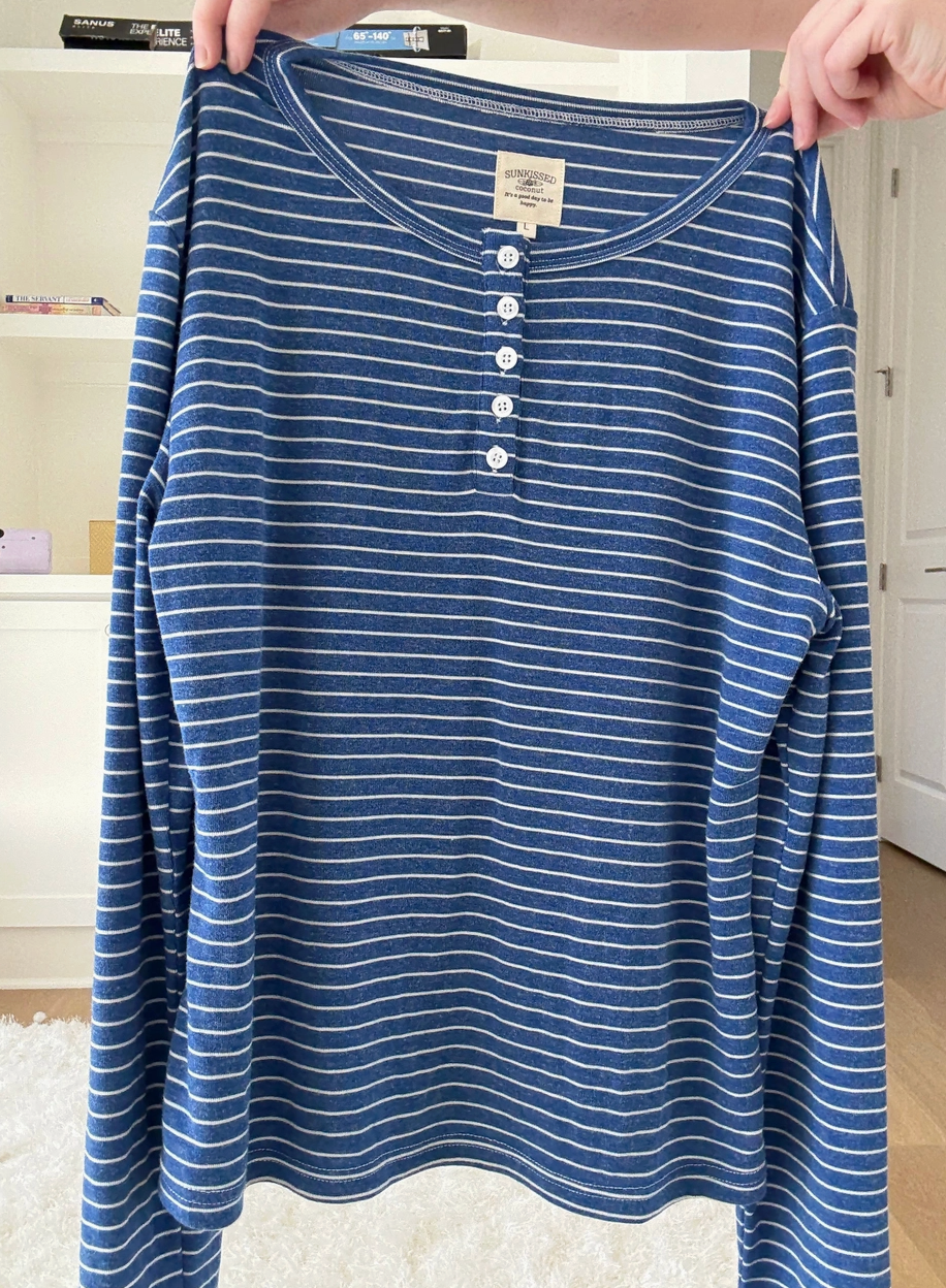 Marina Stripe Lounge Top