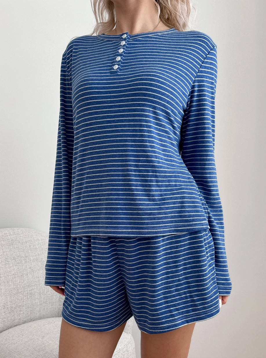 Marina Stripe Lounge Top
