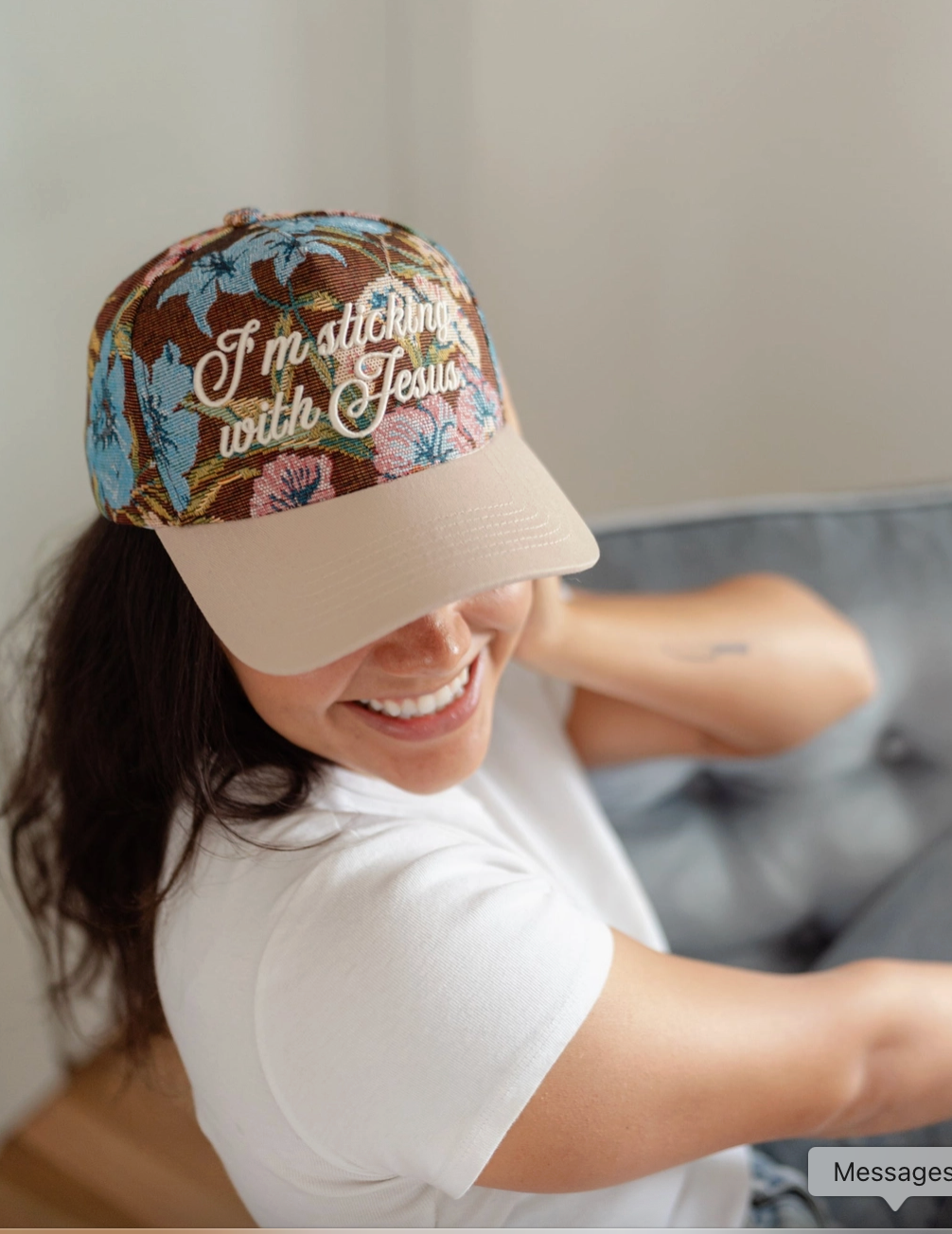 Sticking with Jesus Hat