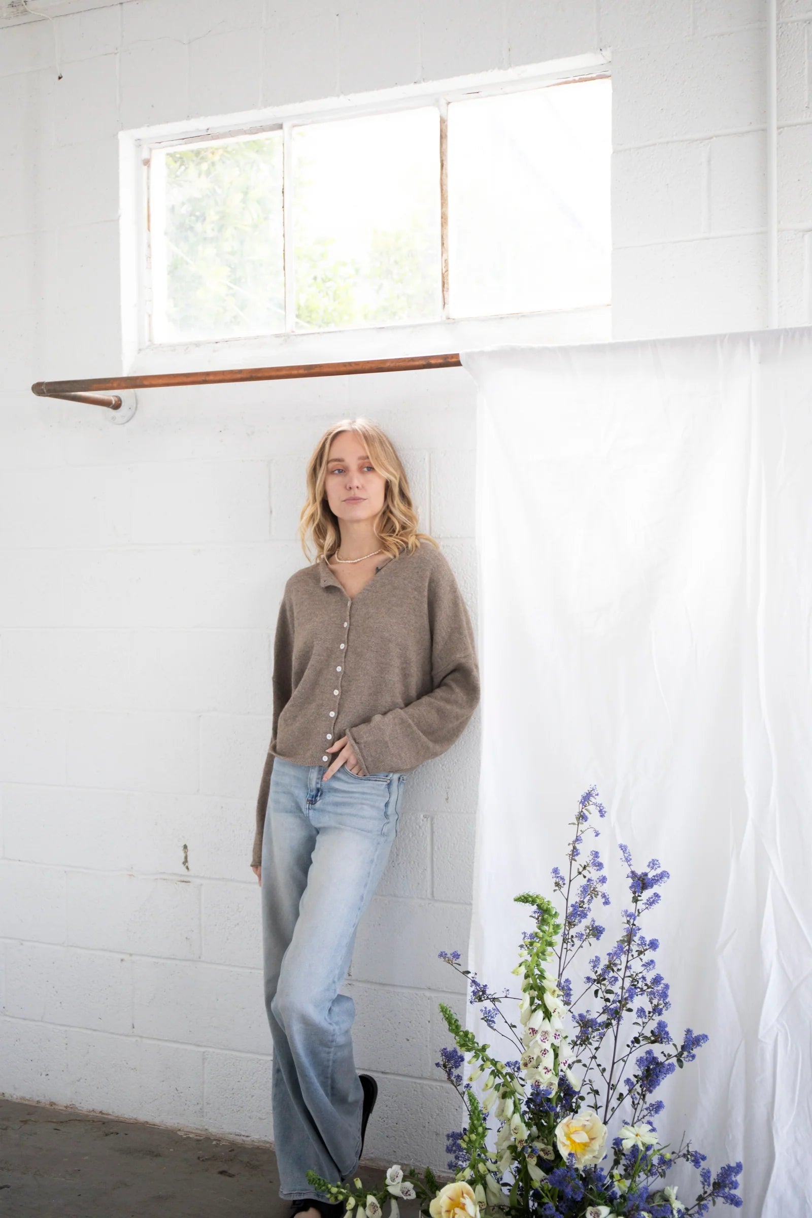 Church Girl Knit - Taupe