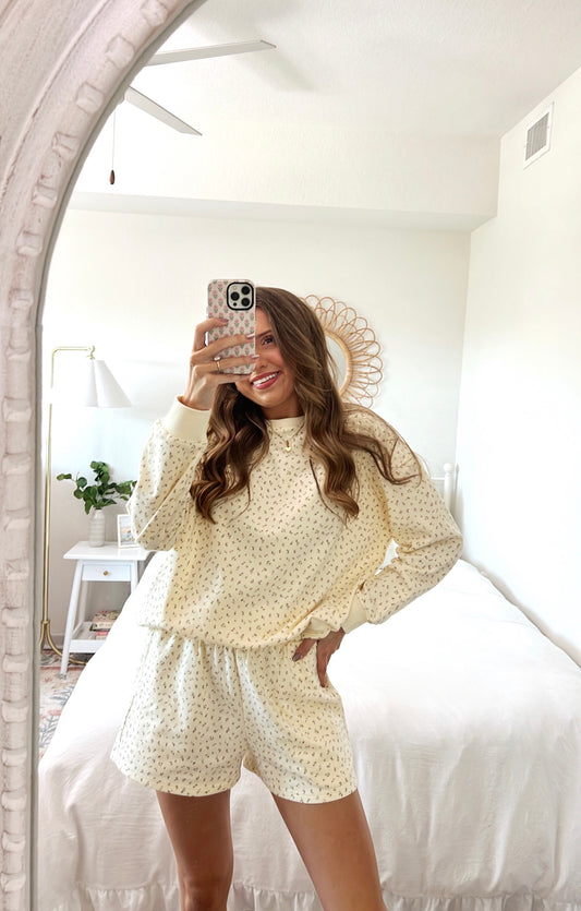 REAGAN FLORAL LOUNGE SET