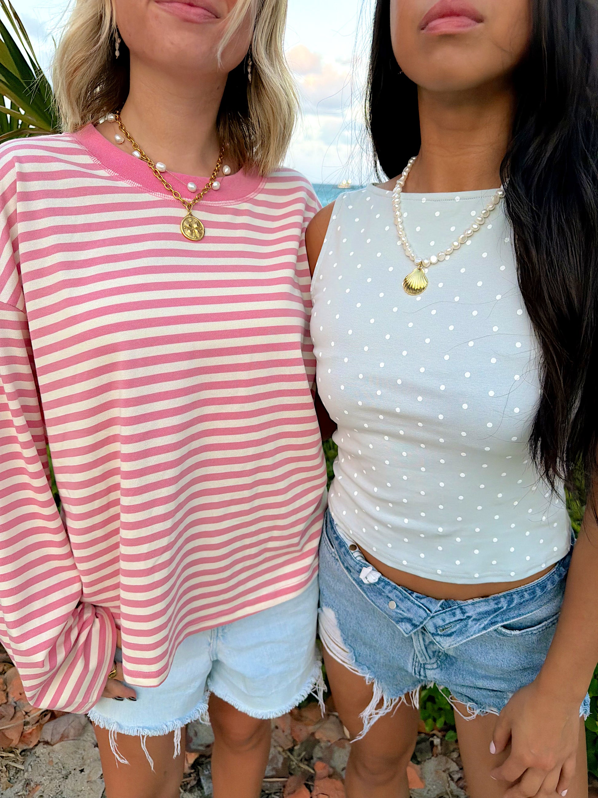 Maggie Long Sleeve Top - Pink