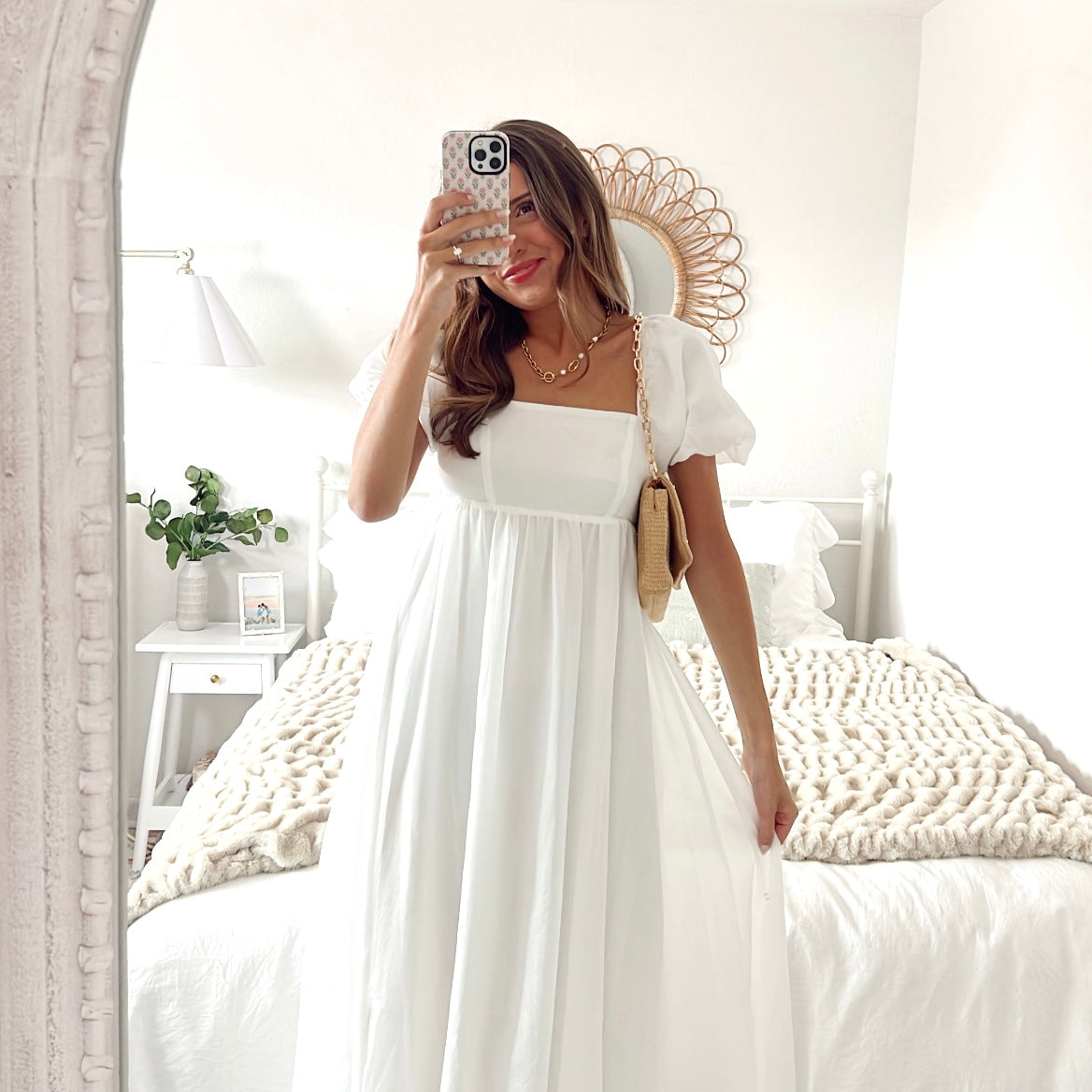 DOVE BABYDOLL MAXI DRESS