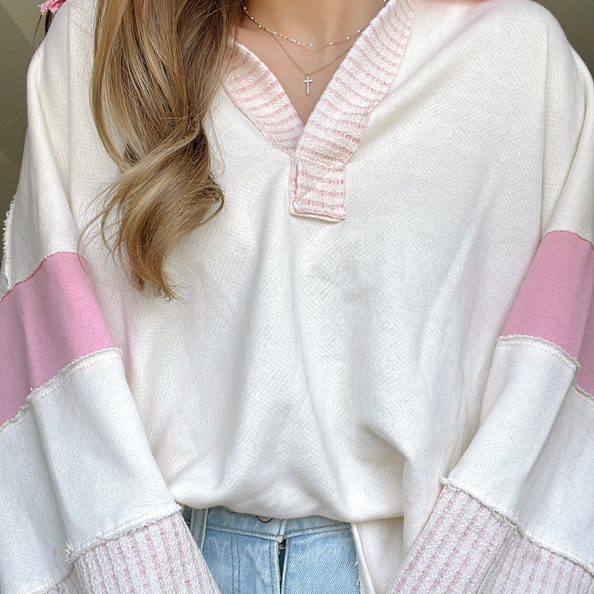 Ivy Crewneck - Pink