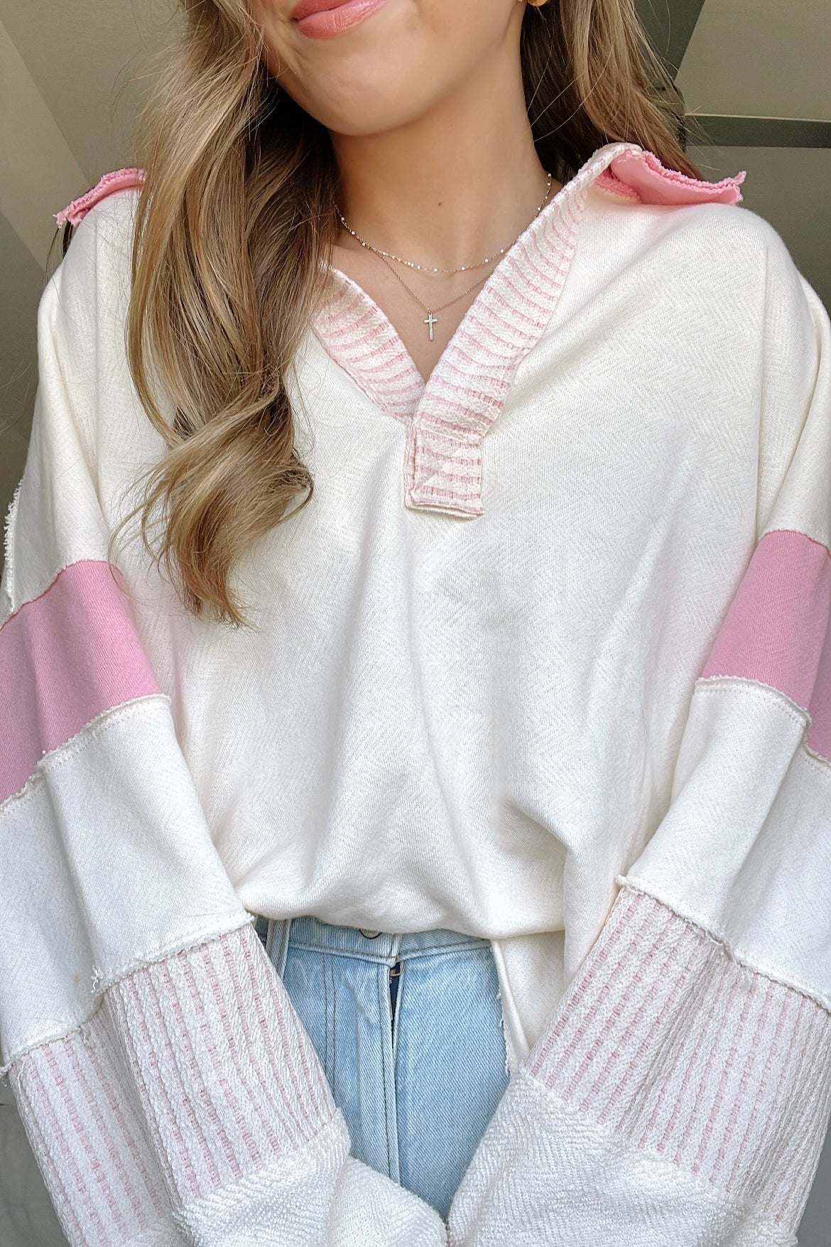 Ivy Crewneck - Pink