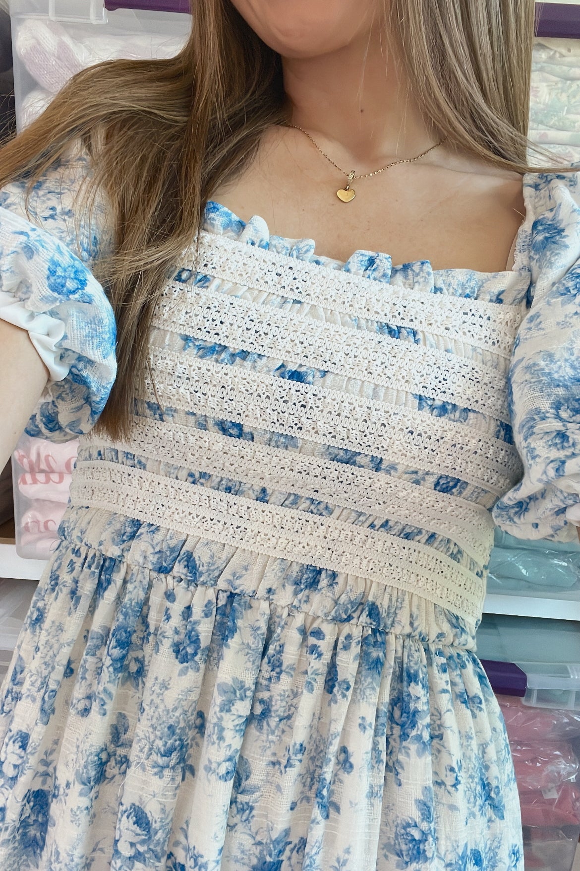 Hydrangea Maxi Dress