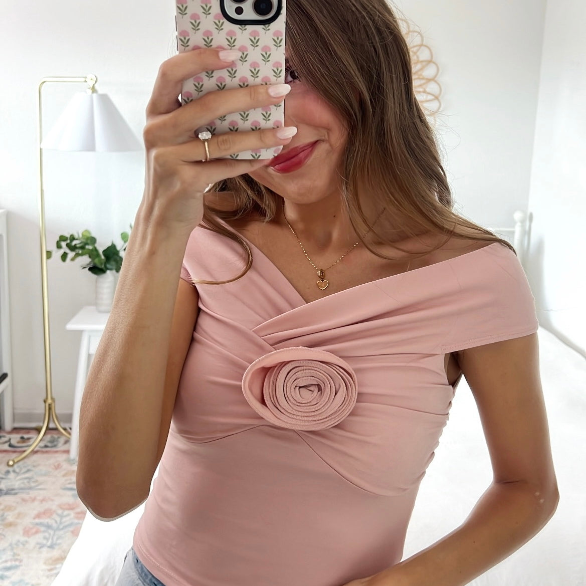 Pink Rose Top