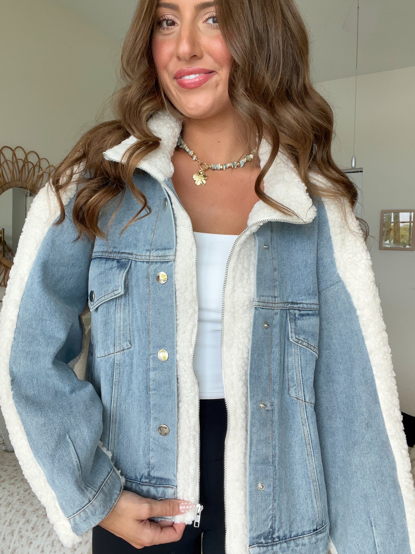 ASPEN SHERPA DENIM JACKET