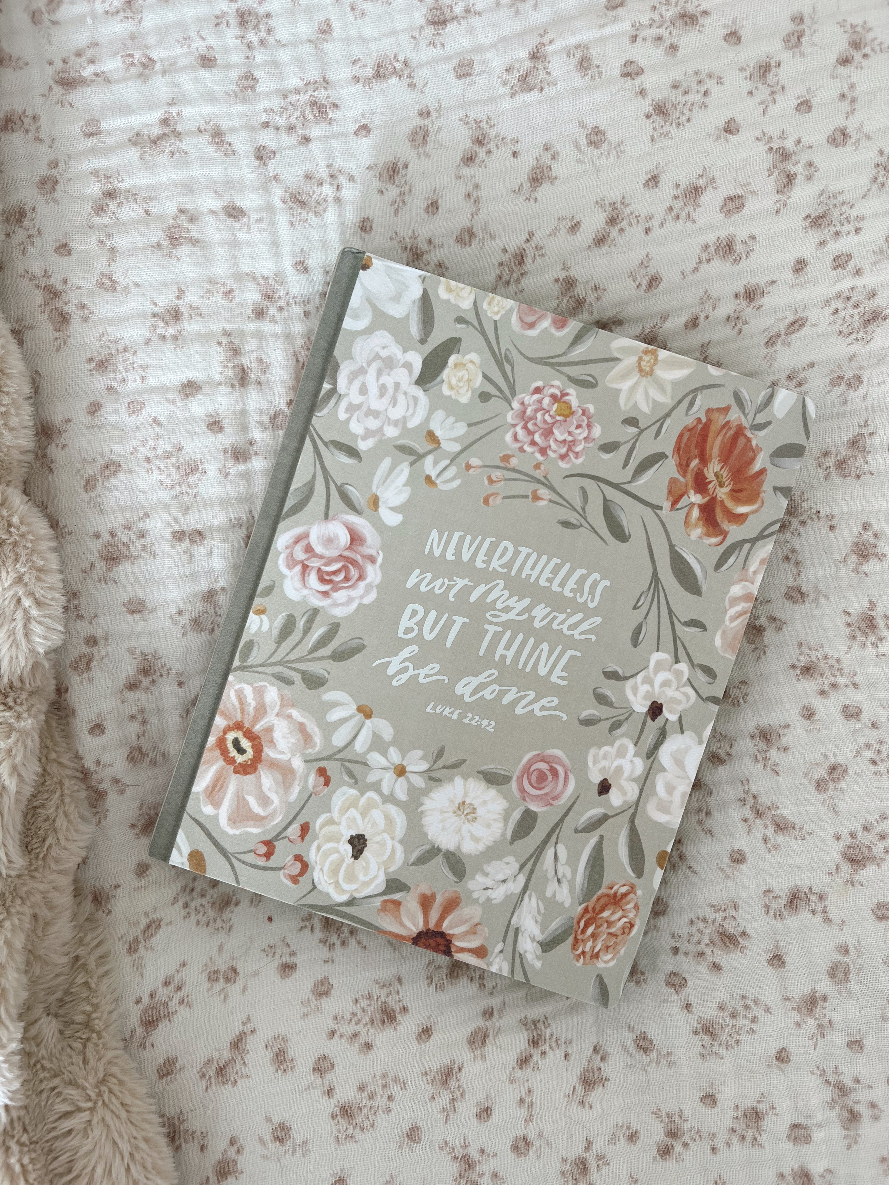 Sage Floral KJV Bible