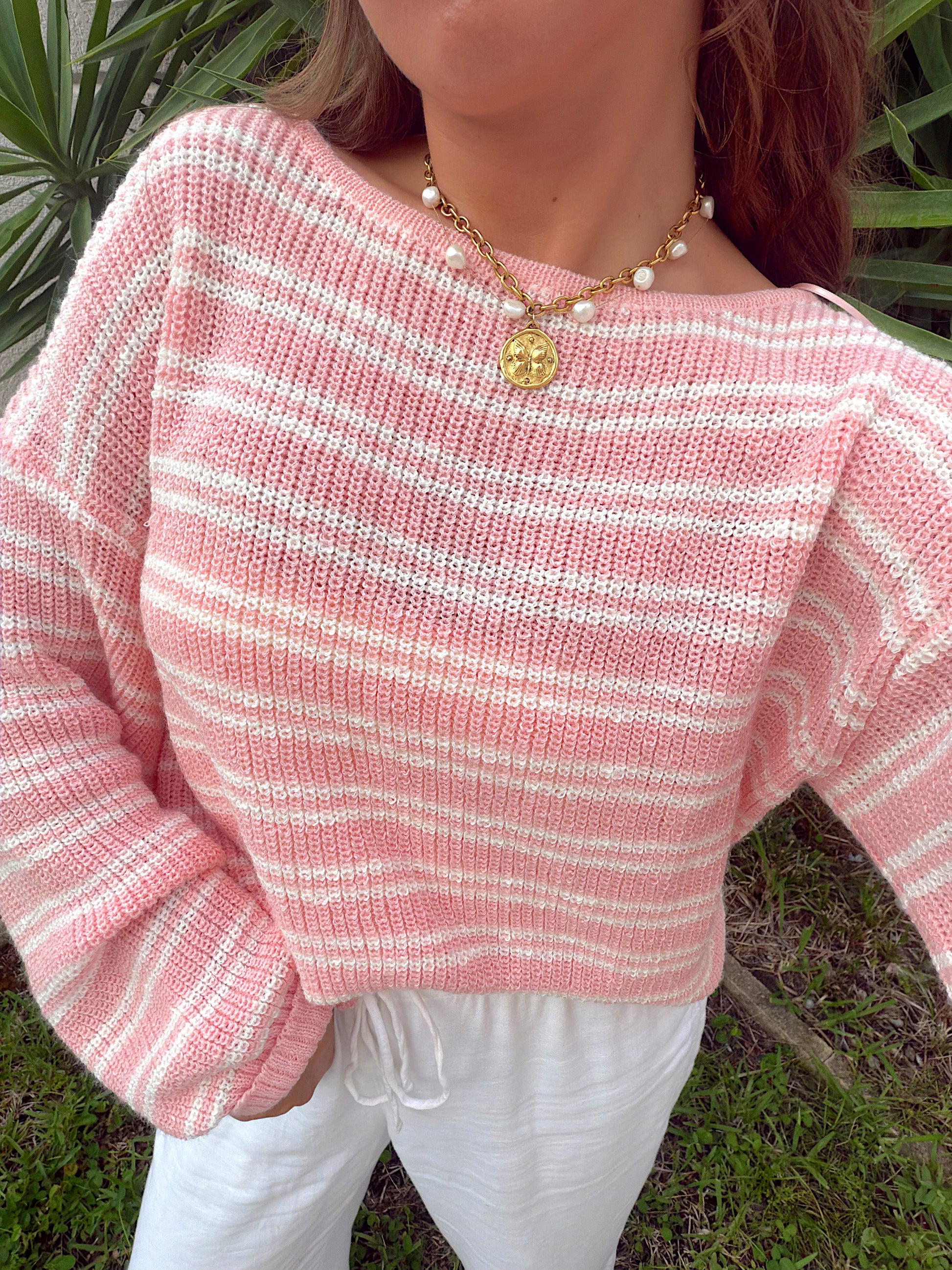 Lucia Striped Knit