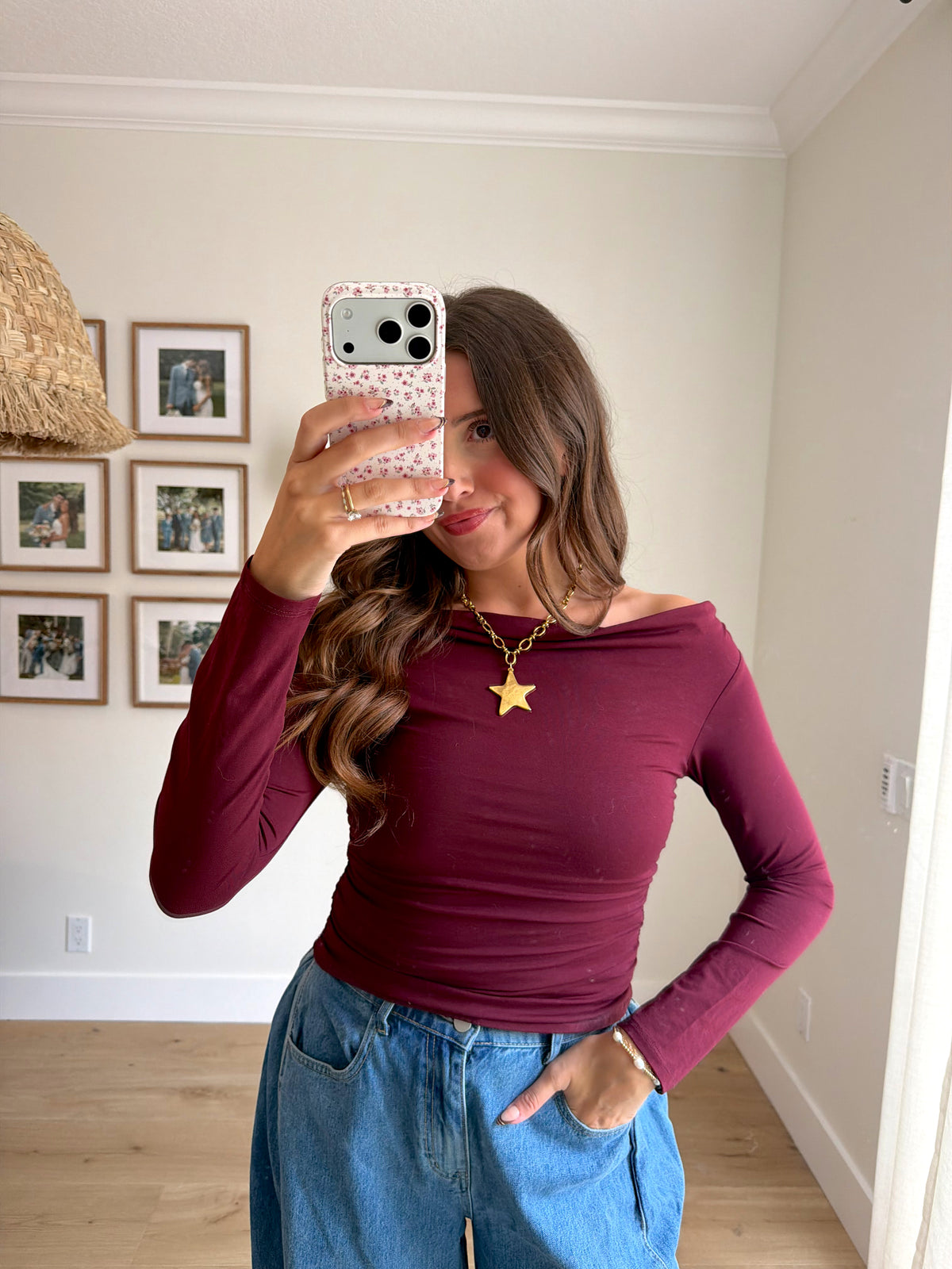 Dawn Long Sleeve - Burgundy
