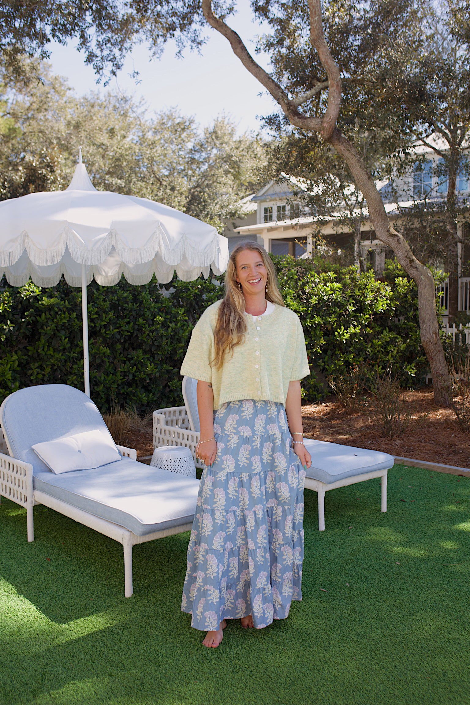 Rosemary Tiered Maxi Skirt