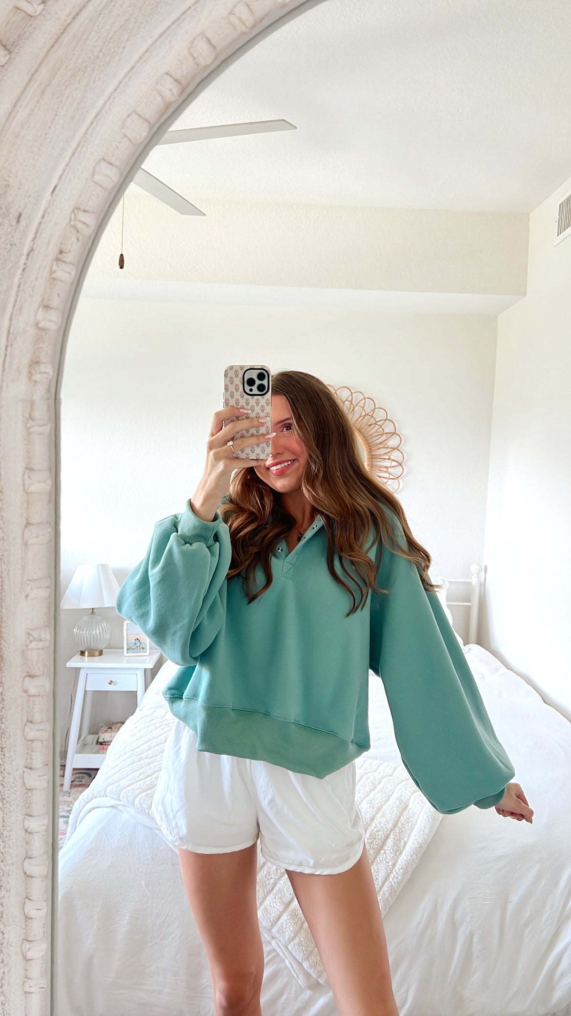 SUNDAY PULLOVER - SEAFOAM