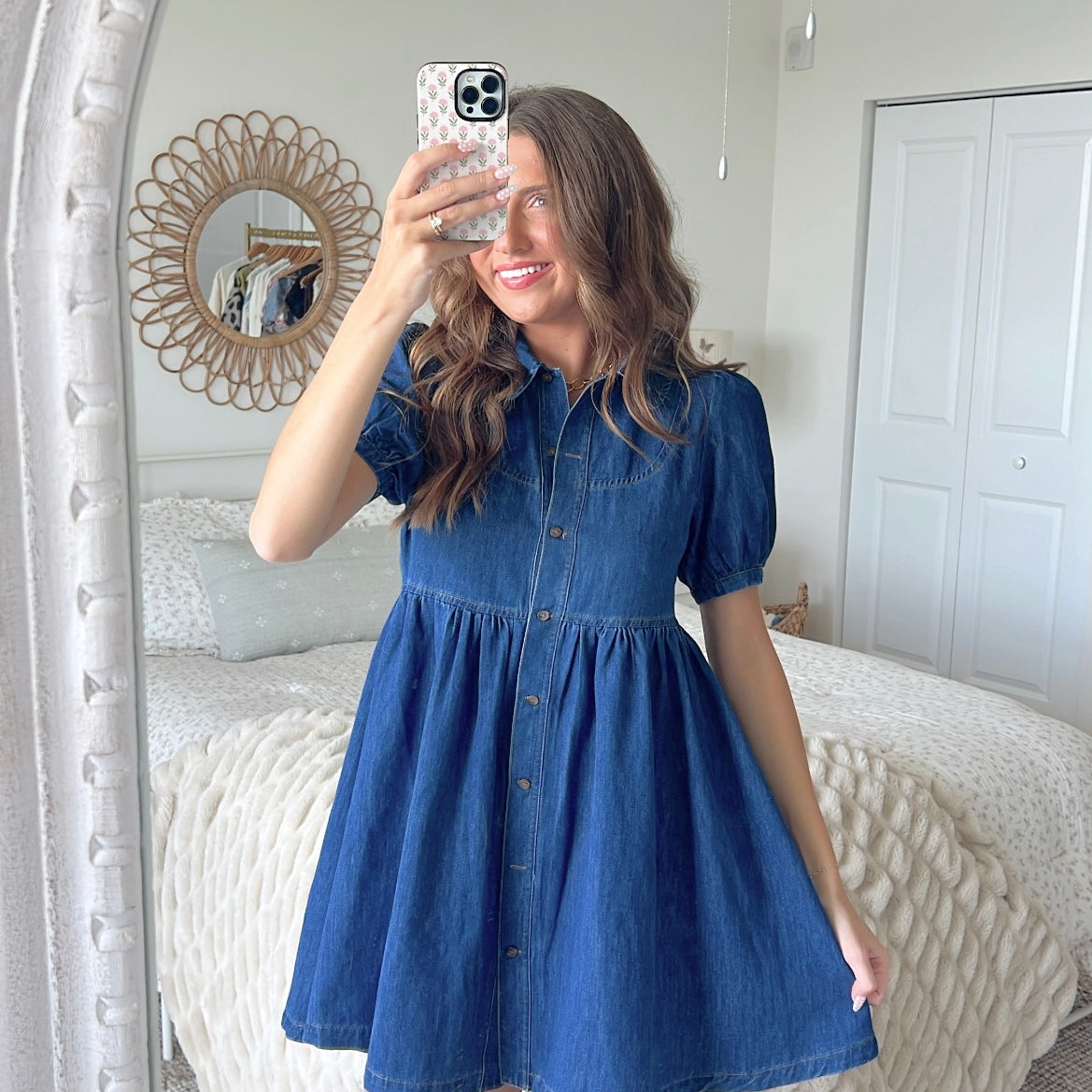 Avery Denim Mini Dress