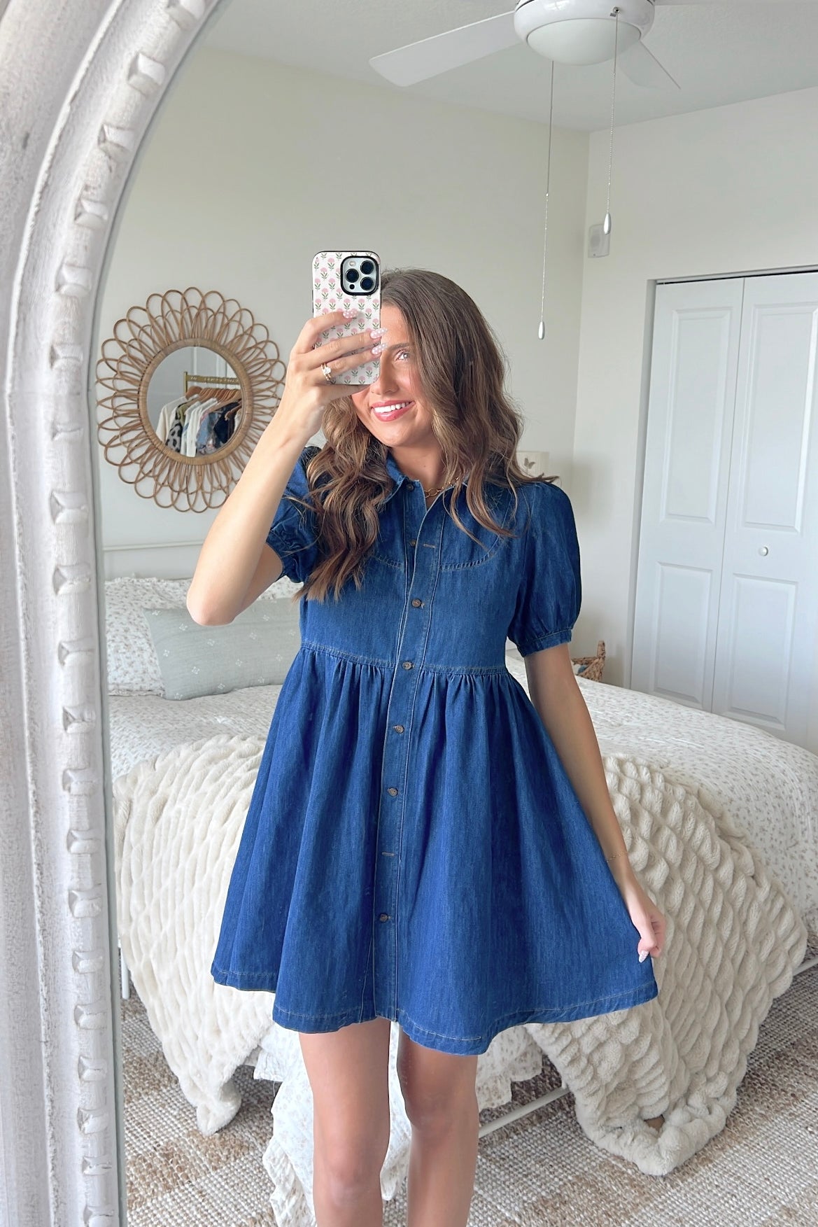 Avery Denim Mini Dress