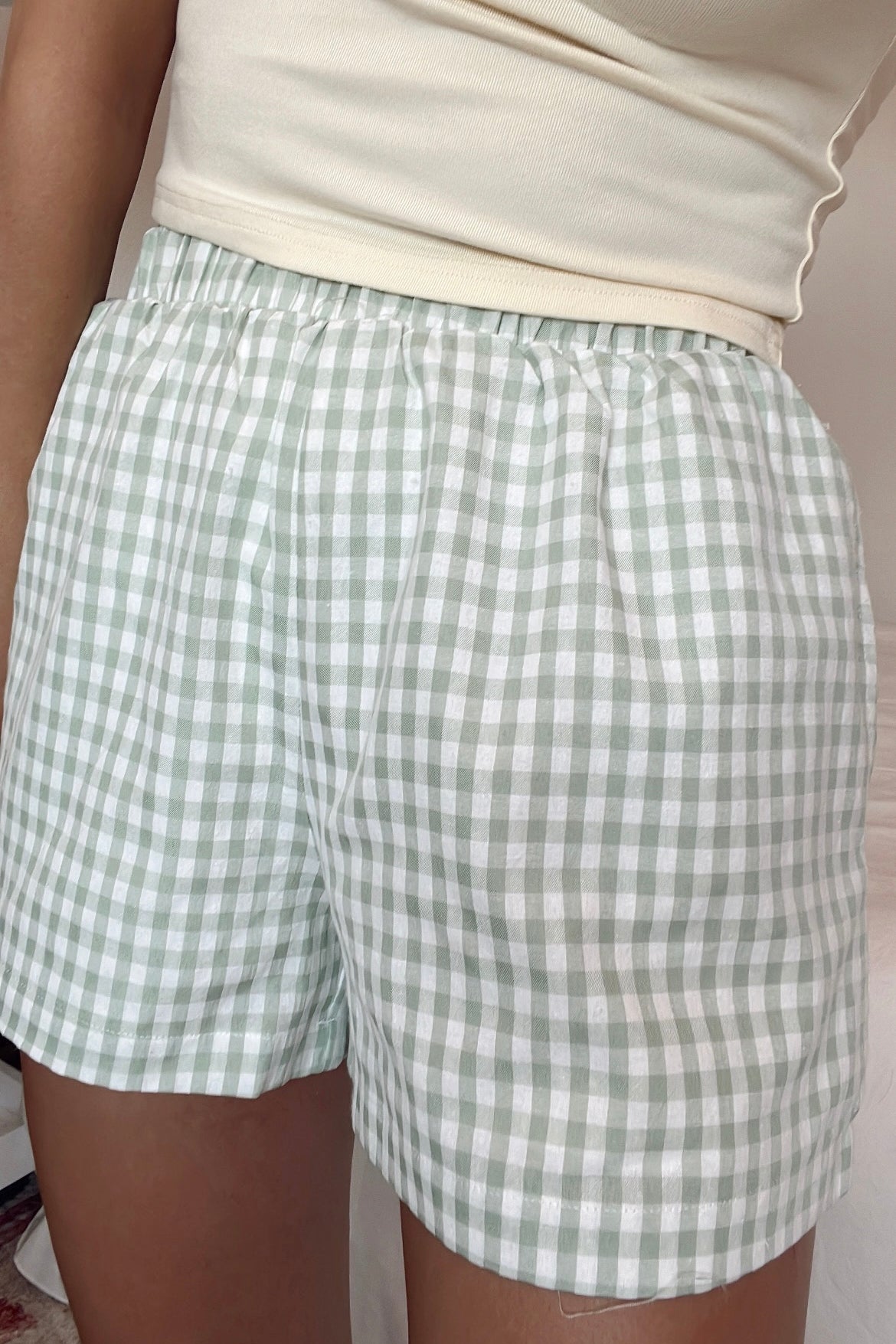 Cami Boxer Shorts - Blue & Sage