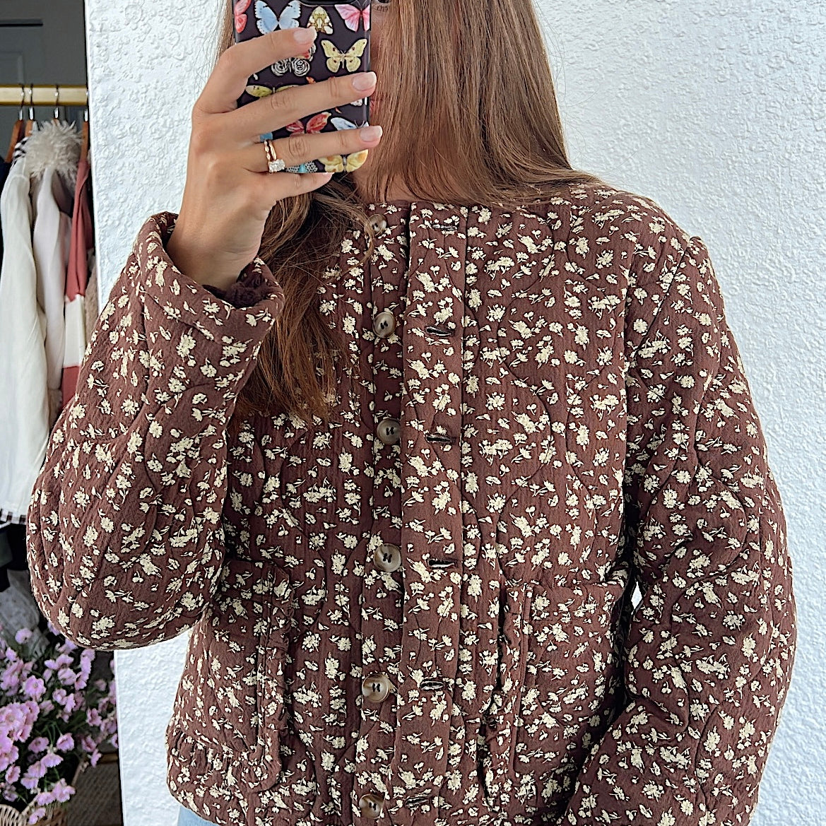 Ruth Floral Quilted Jacket