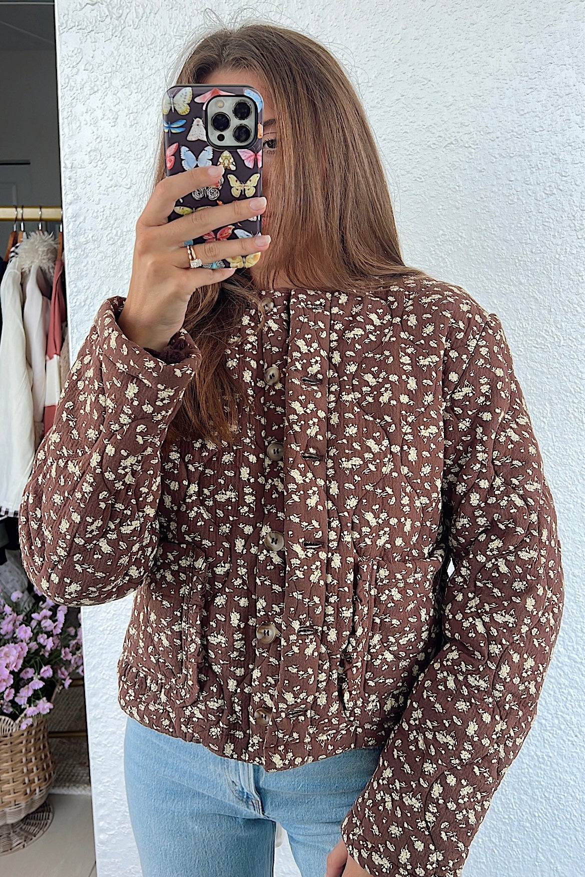 Ruth Floral Quilted Jacket