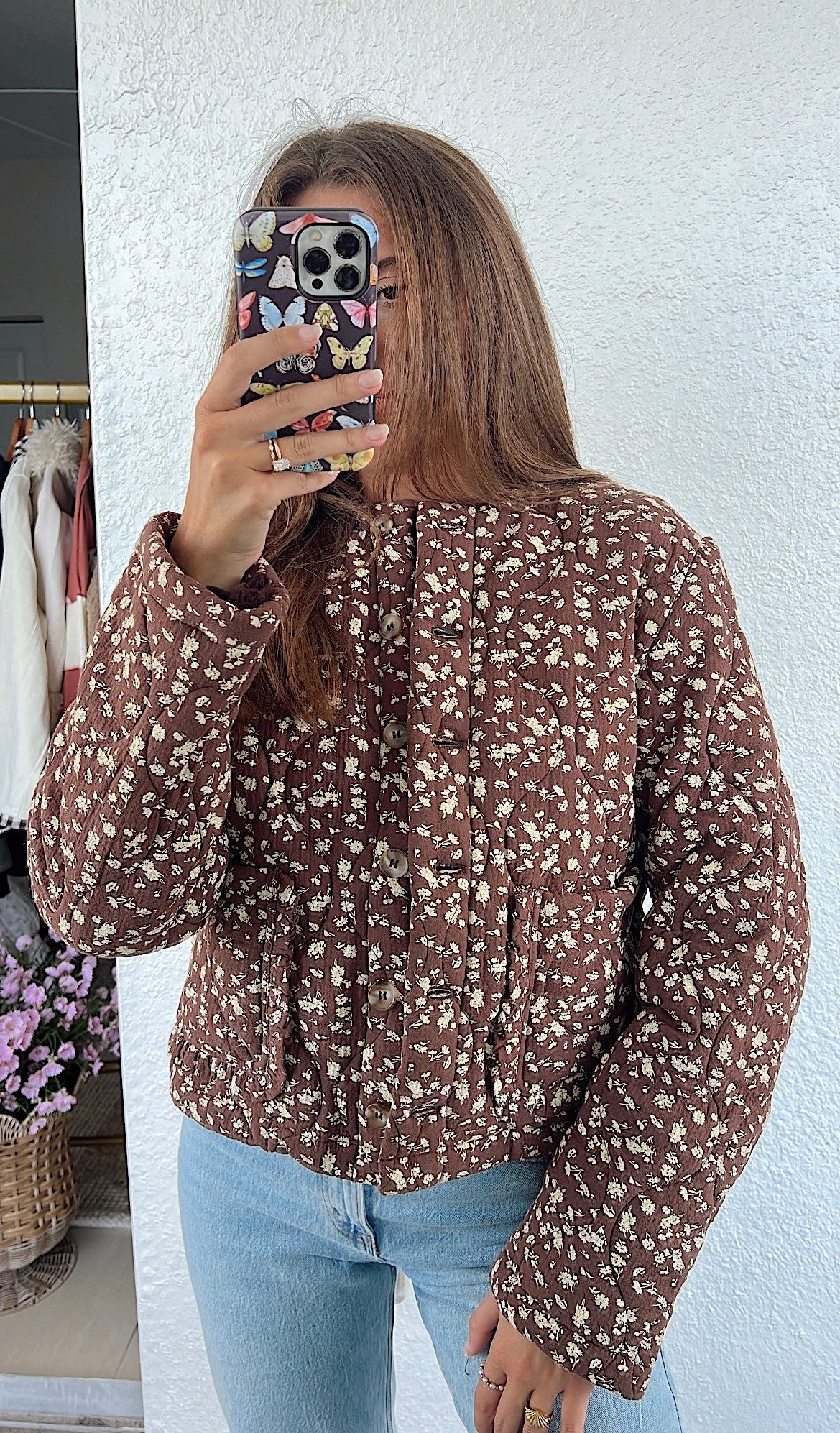 Ruth Floral Quilted Jacket