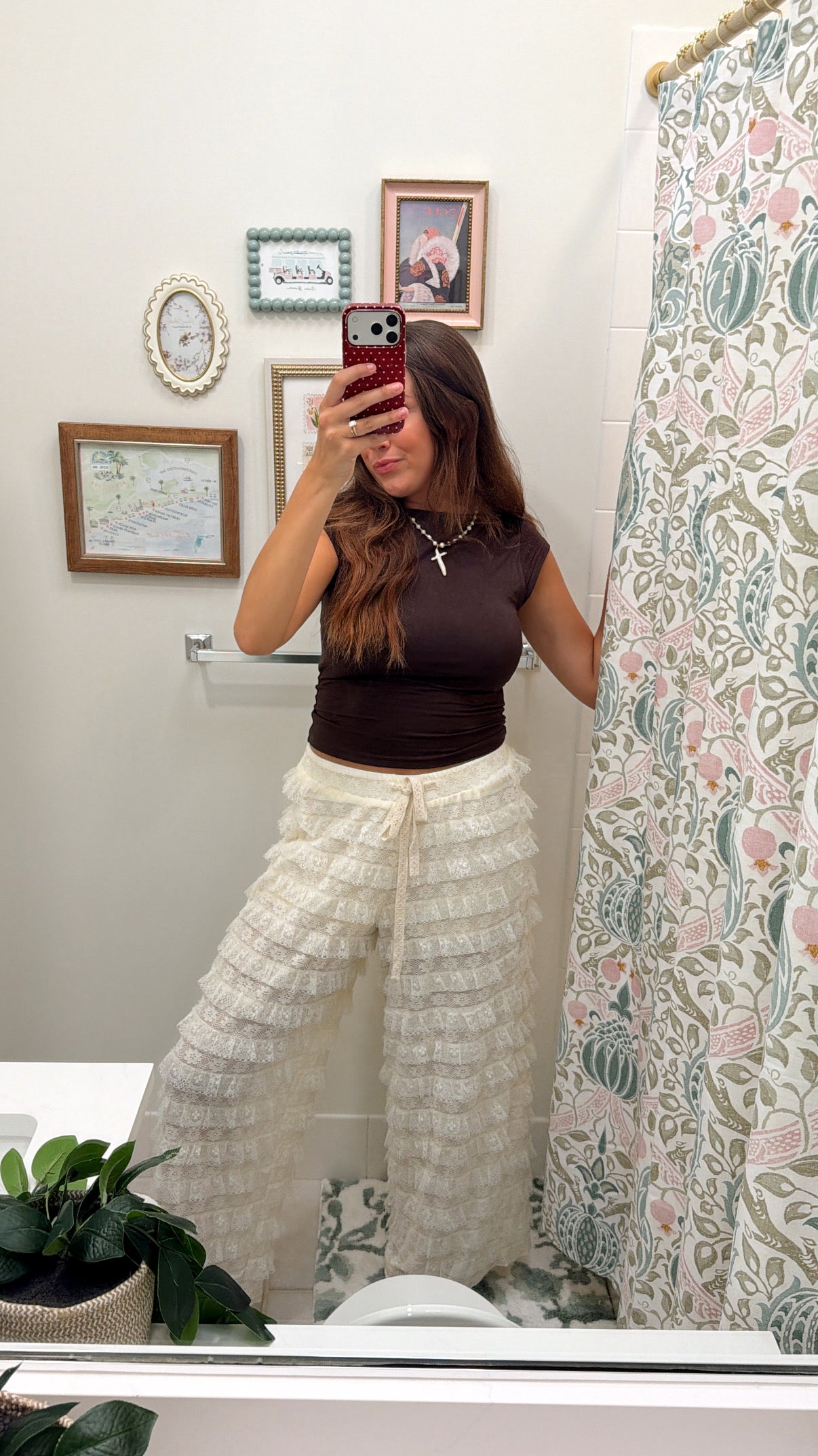 All the Frills Lace Pants