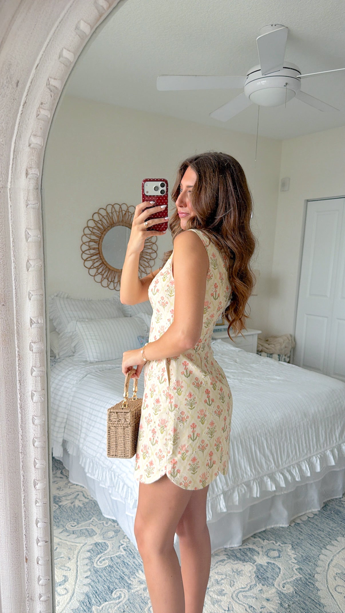 Selah Scalloped Mini Dress