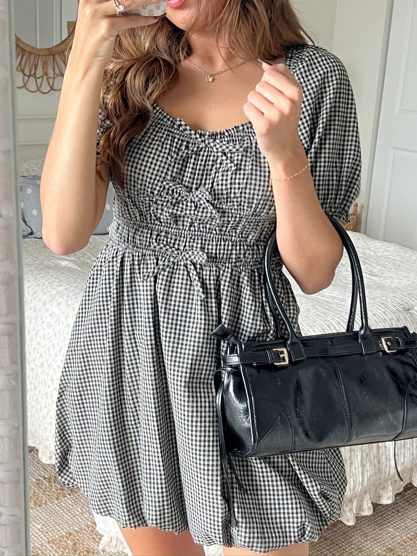 THEA GINGHAM MINI