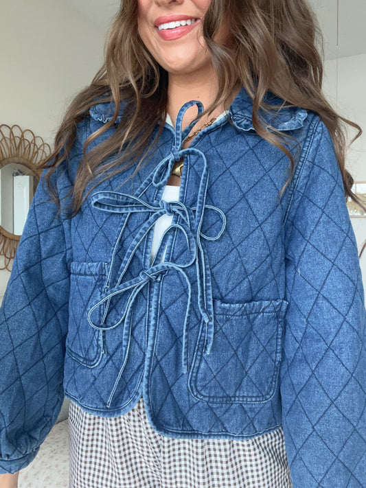 BLUEBIRD QUILTED DENIM JACKET