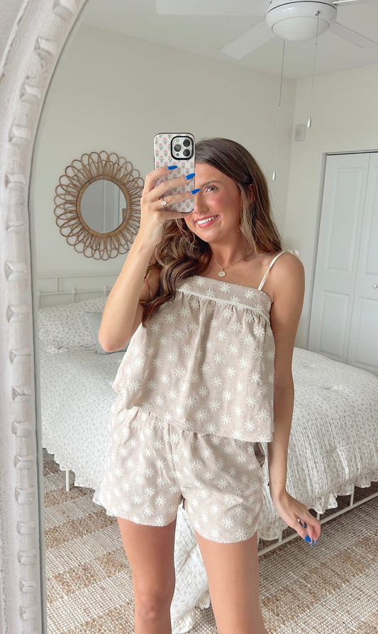 'MISS AMERICAN PIE' SET - TAUPE