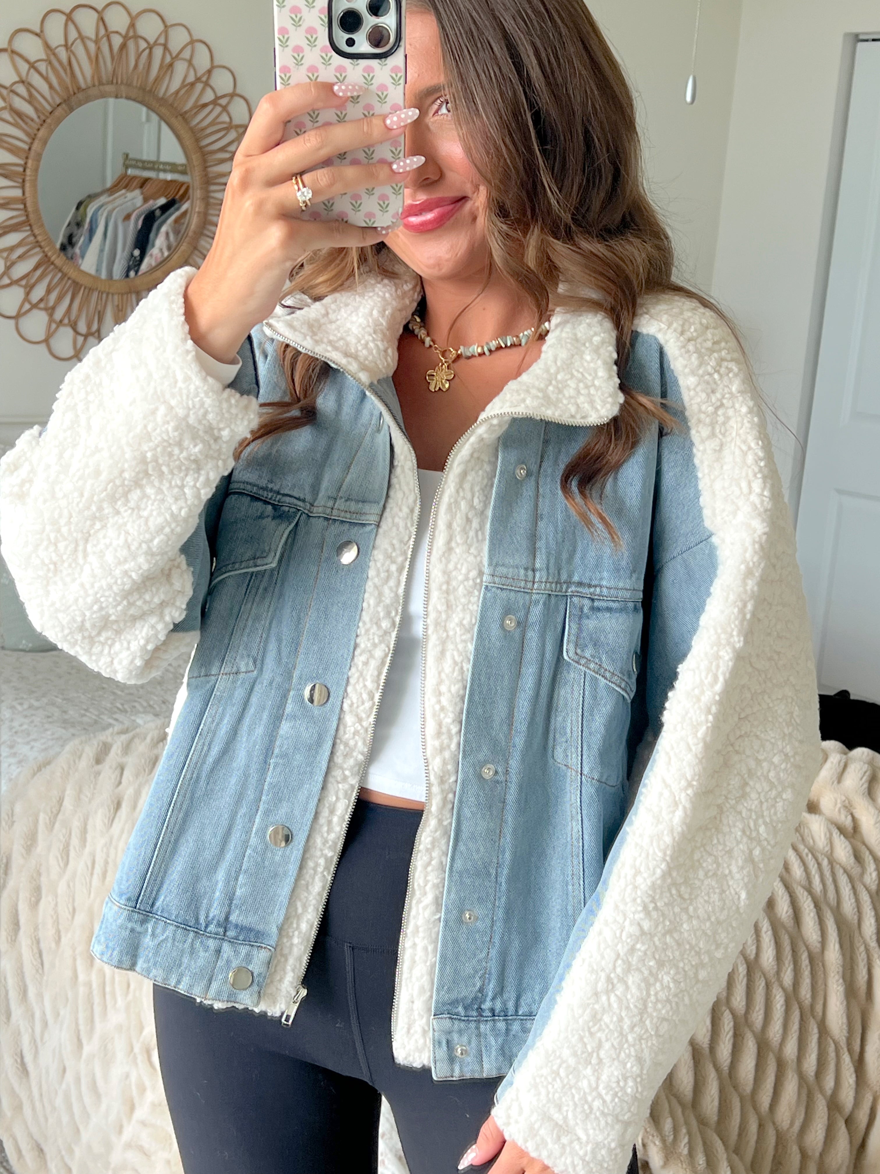 Aspen Sherpa Denim Jacket