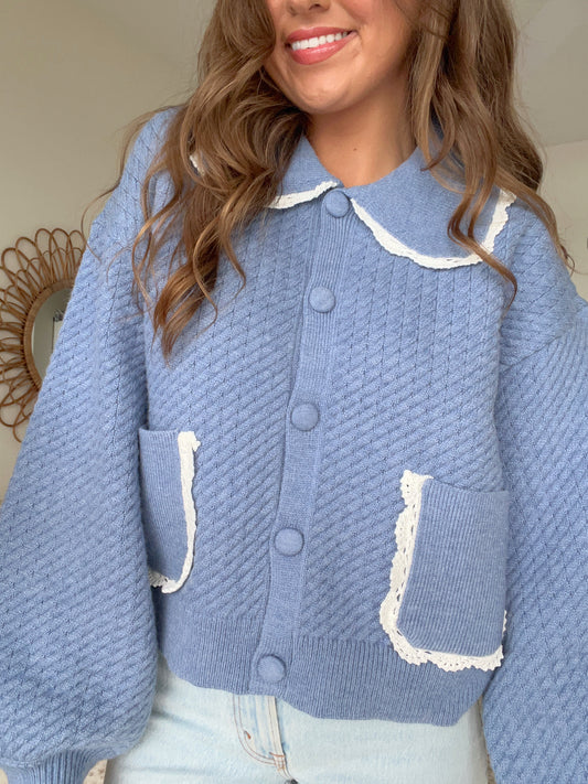WHISPERING LACE CARDIGAN