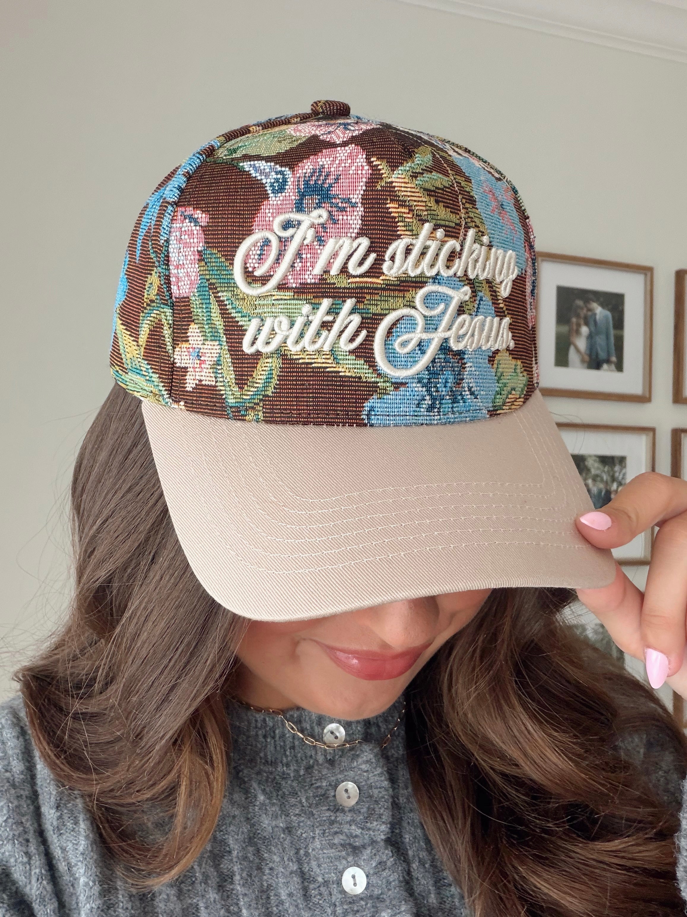 Sticking with Jesus Hat