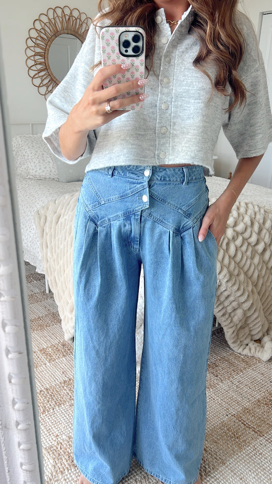 CHLOE WIDELEG JEANS