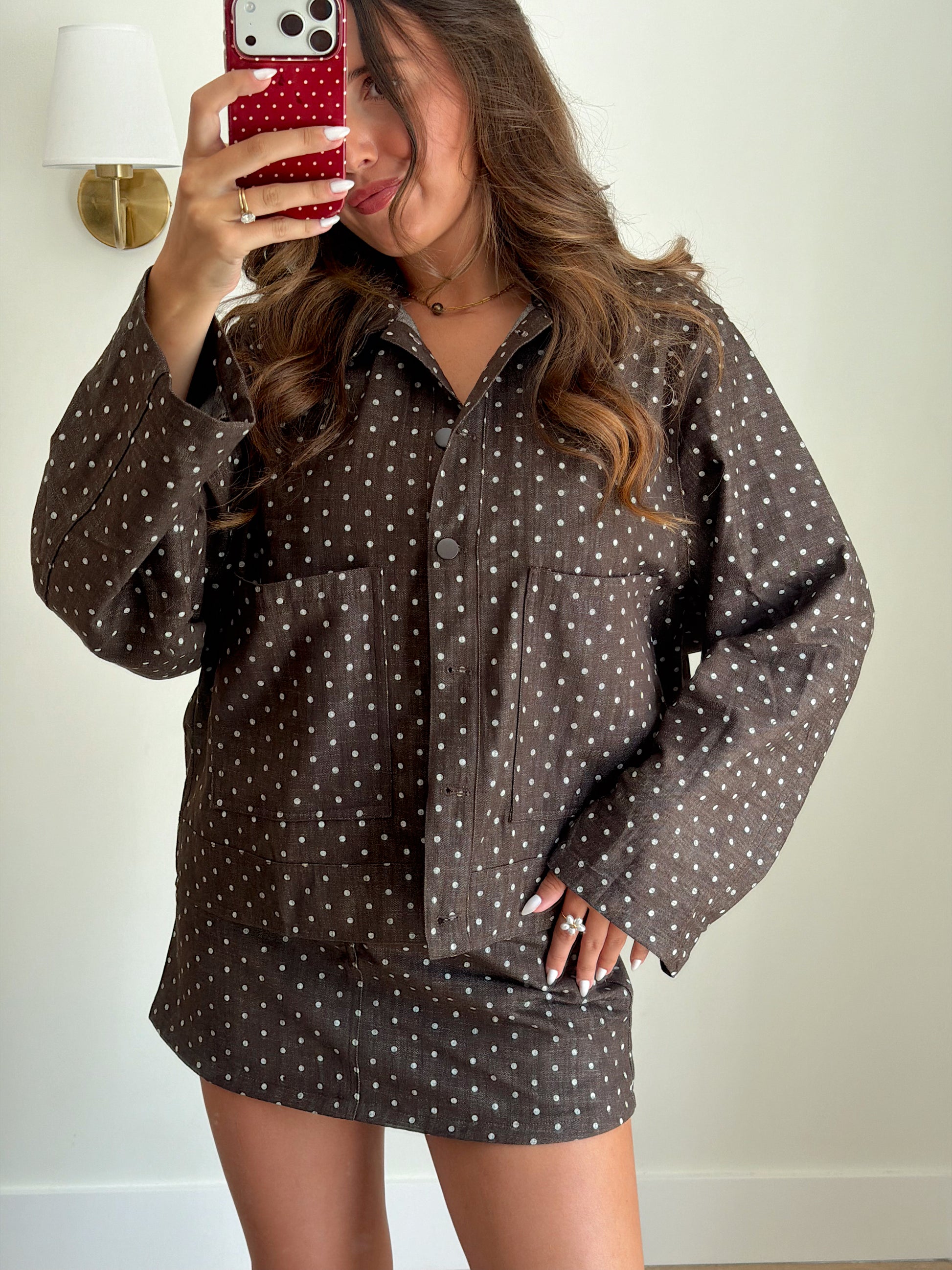 September Glow Jacket + Skirt Set