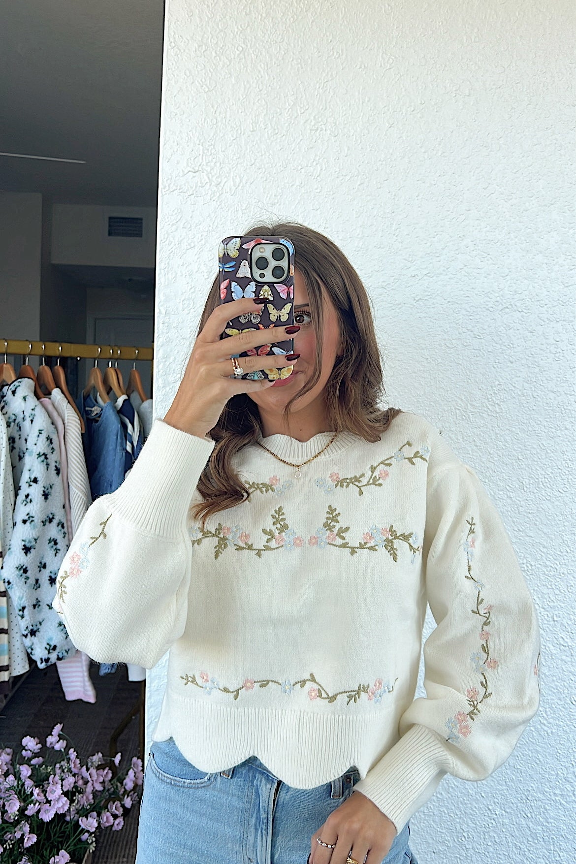 Haven Scalloped Sweater