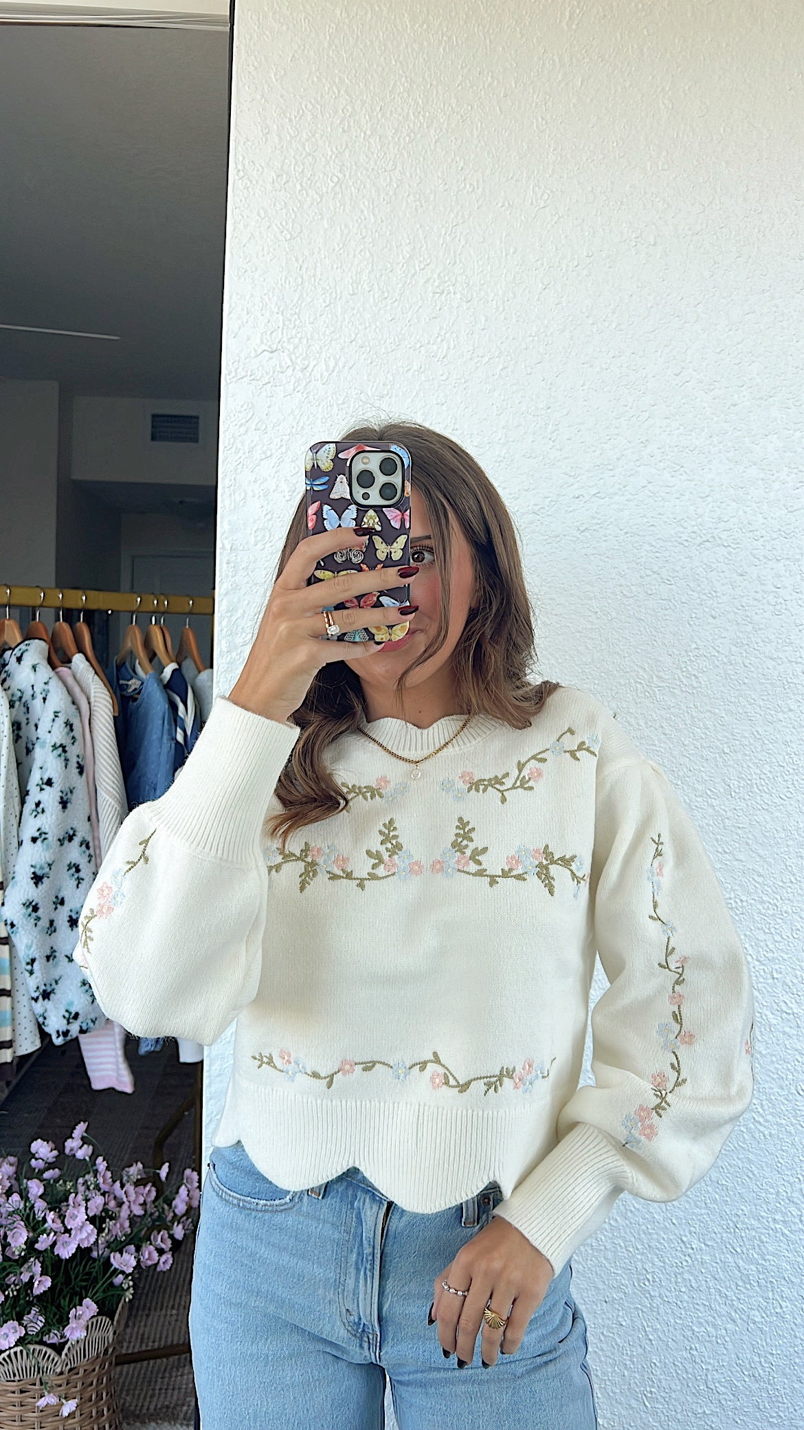 Haven Scalloped Sweater