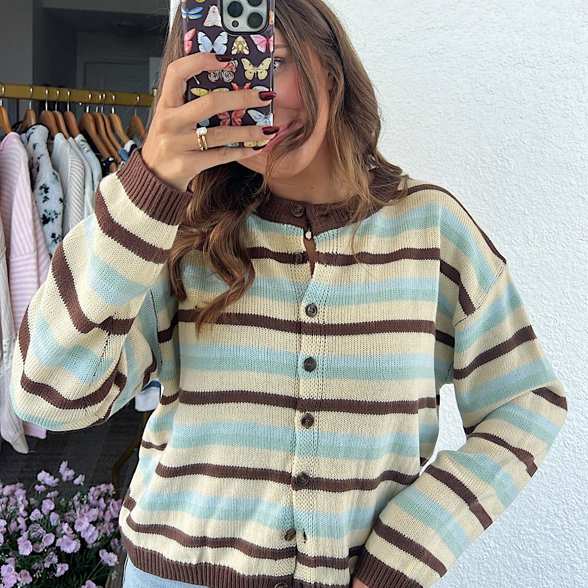 Theo Stripe Cardgian