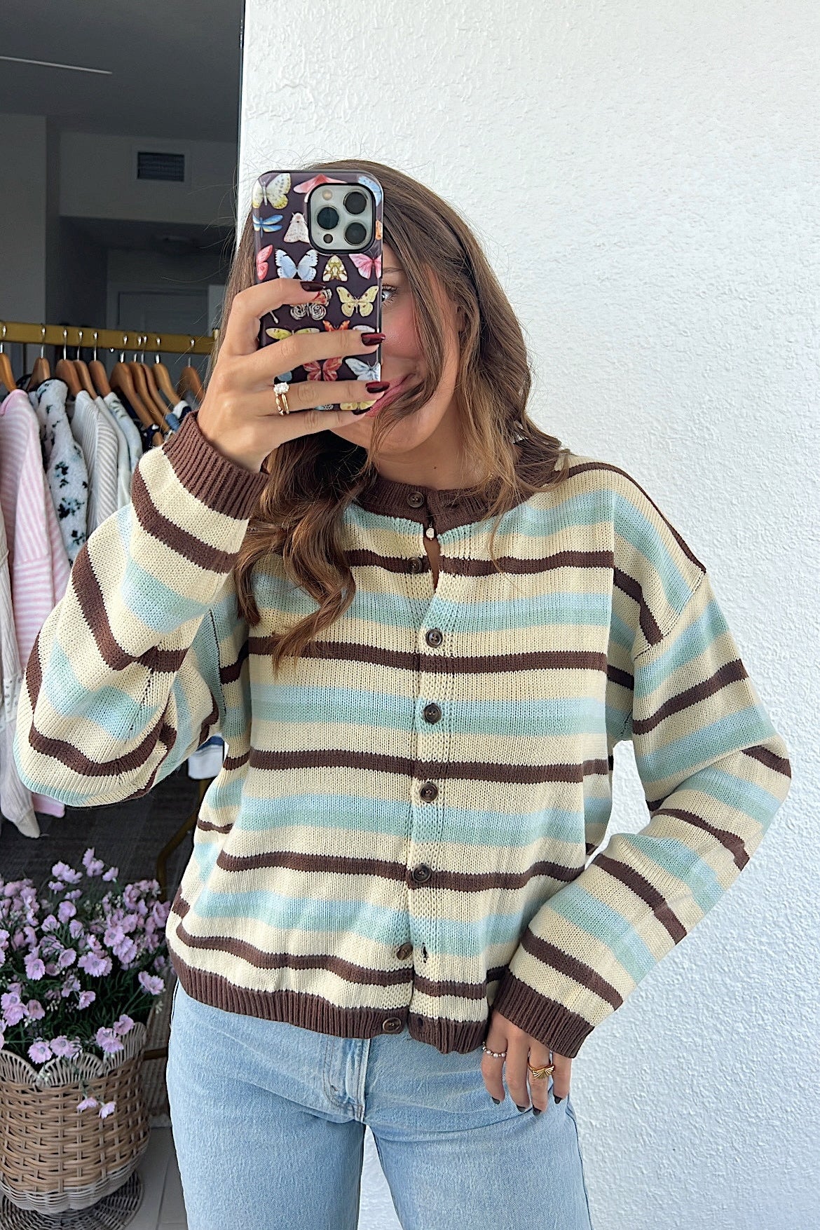 Theo Stripe Cardgian