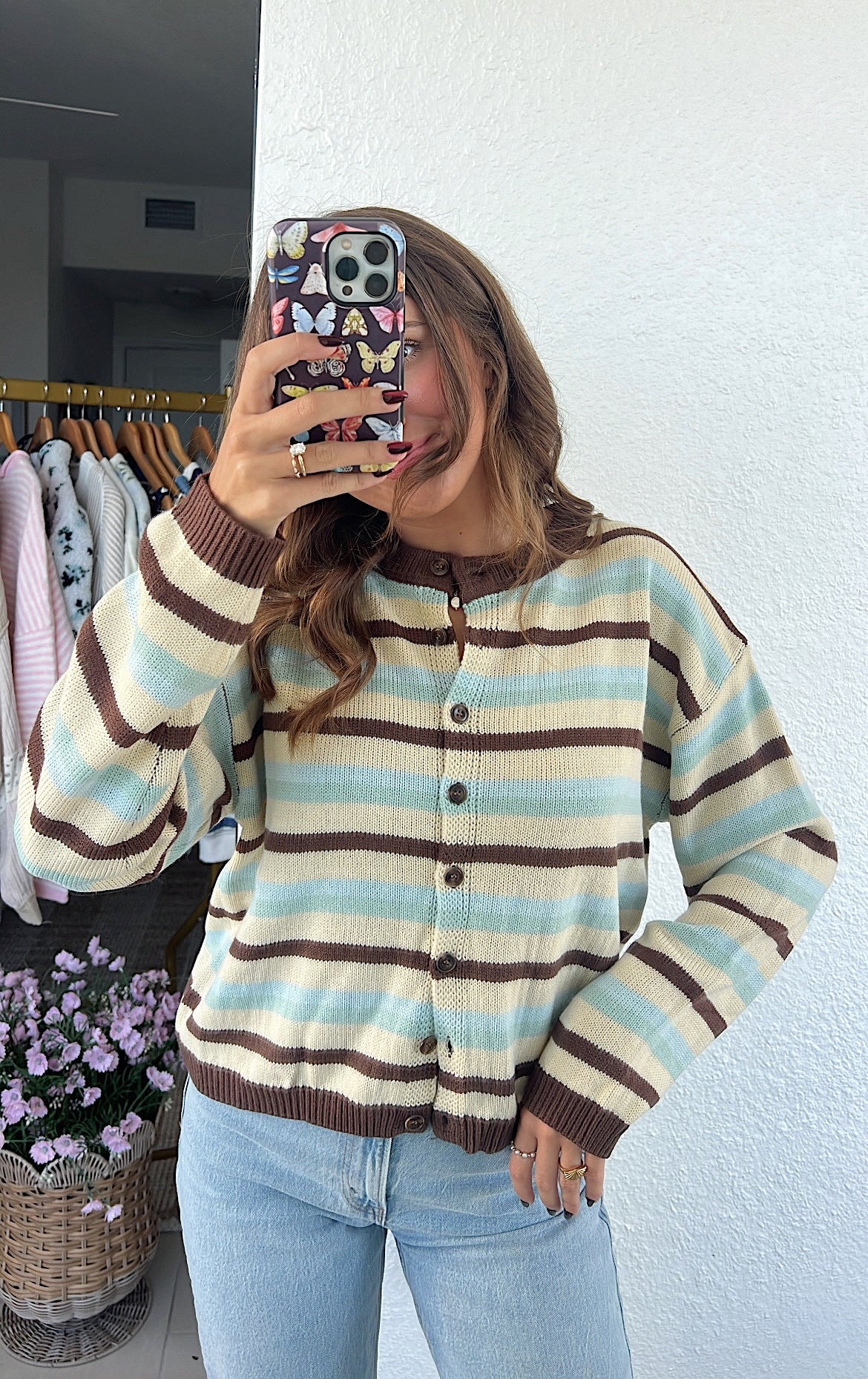 Theo Stripe Cardgian