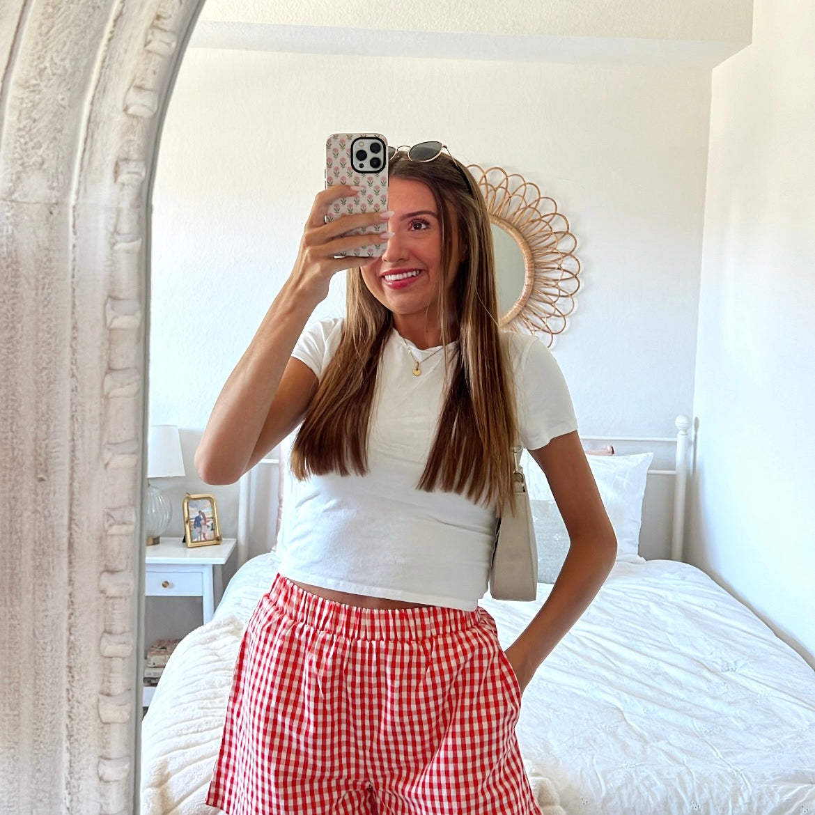 Cami Boxer Shorts - Red