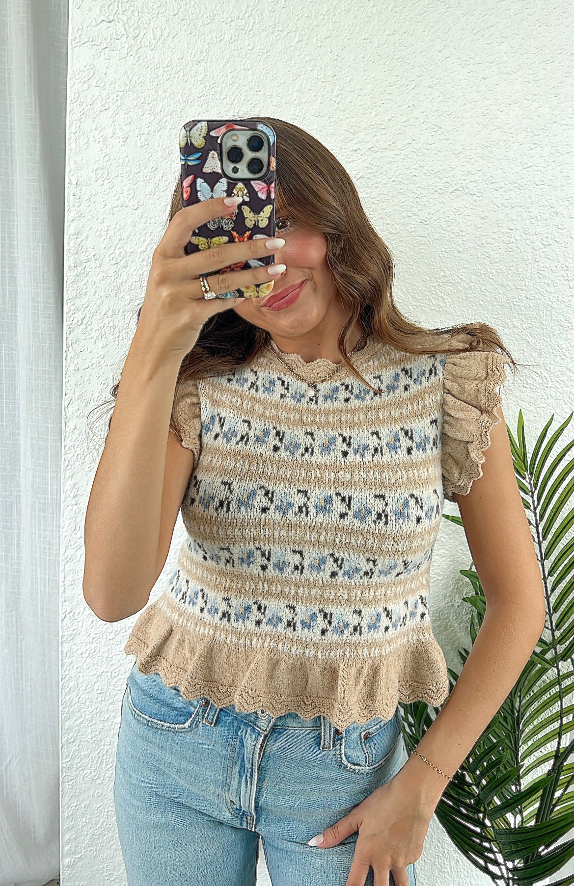 Adeline Scalloped Sweater