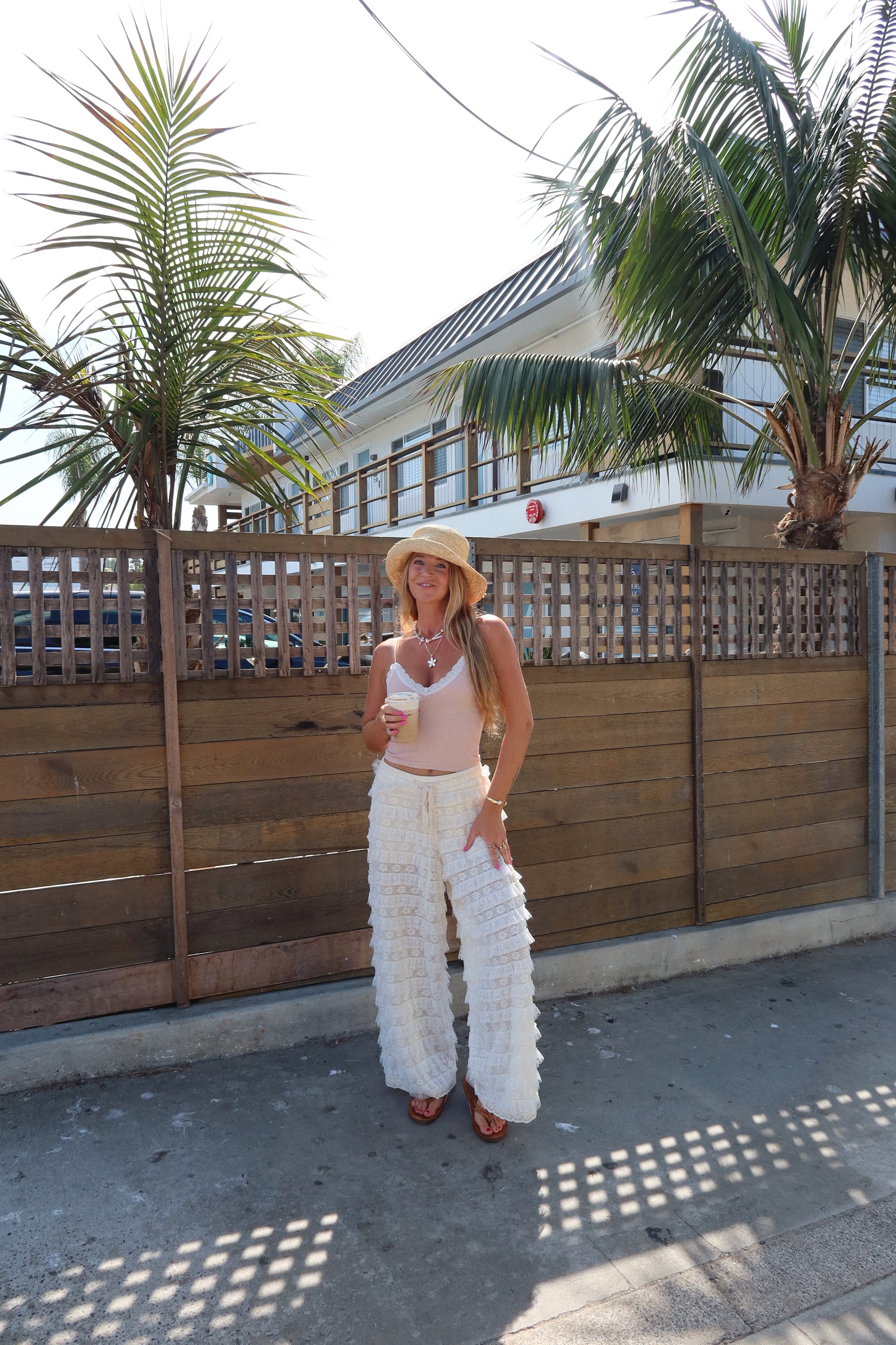 All the Frills Lace Pants