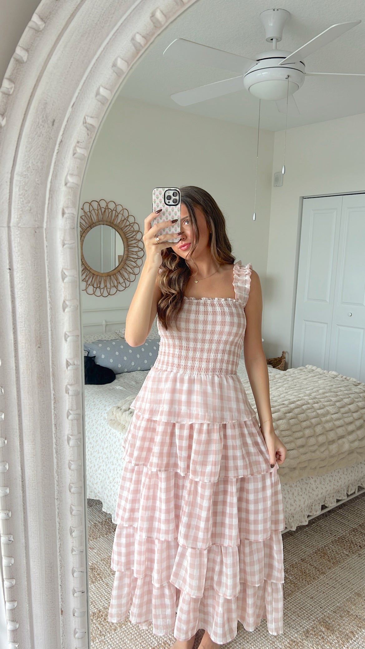 ELLIE GINGHAM MAXI DRESS